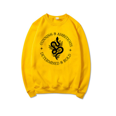 Φούτερ Wizard Snake House Draco Bookish Hoodie Unisex φούτερ με μανίκι μακρυμάνικο casual πουλόβερ Γυναικεία μπλούζα