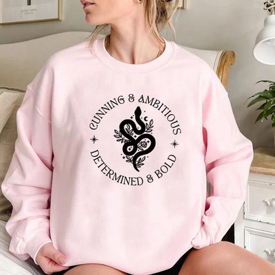 Φούτερ Wizard Snake House Draco Bookish Hoodie Unisex φούτερ με μανίκι μακρυμάνικο casual πουλόβερ Γυναικεία μπλούζα