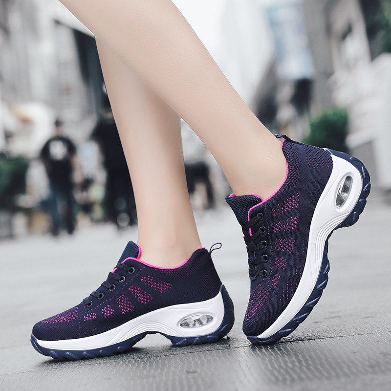 Μόδα Casual Women Heighten Comfortable Mesh Breathable Walking Γυναικεία Παπούτσια Air Sneakers