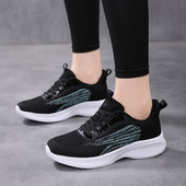 Ανοιξιάτικη και Φθινοπωρινή Μόδα για Γυναικείες Πετώντας Υφαντικές Αθλητικά Παπούτσια Τρεξίματος