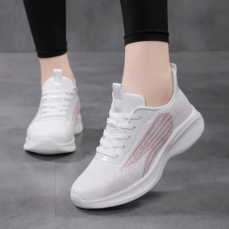 Ανοιξιάτικη και Φθινοπωρινή Μόδα για Γυναικείες Πετώντας Υφαντικές Αθλητικά Παπούτσια Τρεξίματος
