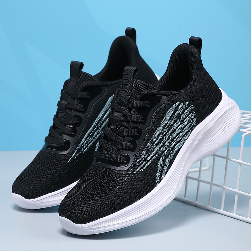 Ανοιξιάτικη και Φθινοπωρινή Μόδα για Γυναικείες Πετώντας Υφαντικές Αθλητικά Παπούτσια Τρεξίματος