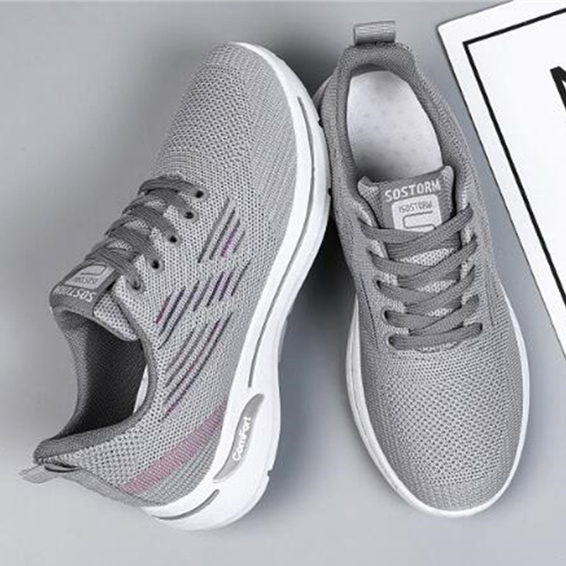 SALUDAS Γυναικεία Casual Παπούτσια Διχτυωτό Άνετη Μαλακή Σόλα Παπούτσια για τρέξιμο Νέα Μόδα Επίπεδα Αθλητικά Παπούτσια για Γυναικεία