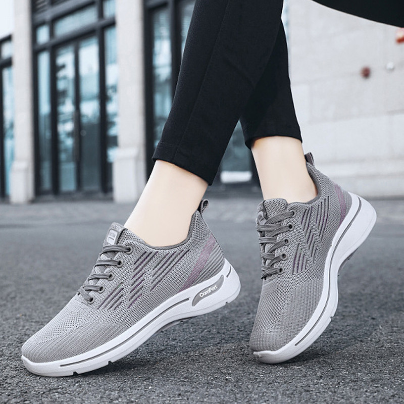 SALUDAS Γυναικεία Casual Παπούτσια Διχτυωτό Άνετη Μαλακή Σόλα Παπούτσια για τρέξιμο Νέα Μόδα Επίπεδα Αθλητικά Παπούτσια για Γυναικεία