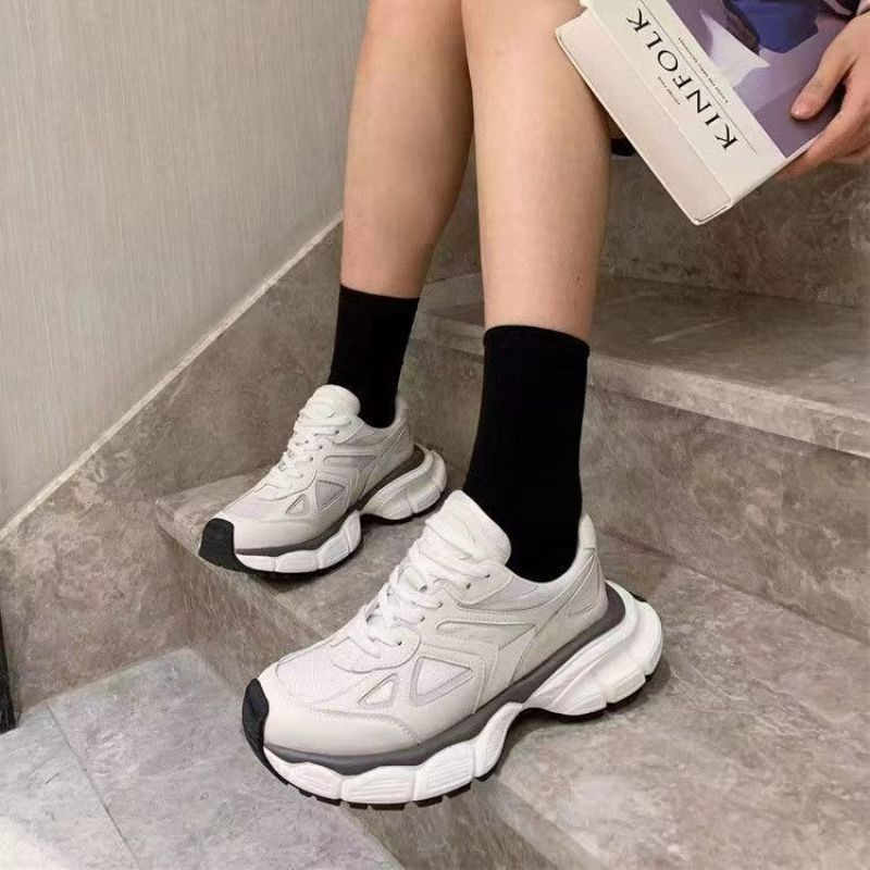 Retro jooksujalatsid Naiste spordijalatsid naistele 2023 Uued luksuslikud jalatsid Naiste disain, paksud naiste tossud