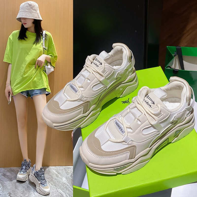 Ženske debele donje guste tenisice Lagane sportske tenisice za trčanje Prozračne ženske vulkanizirane cipele Zapatos Mujer