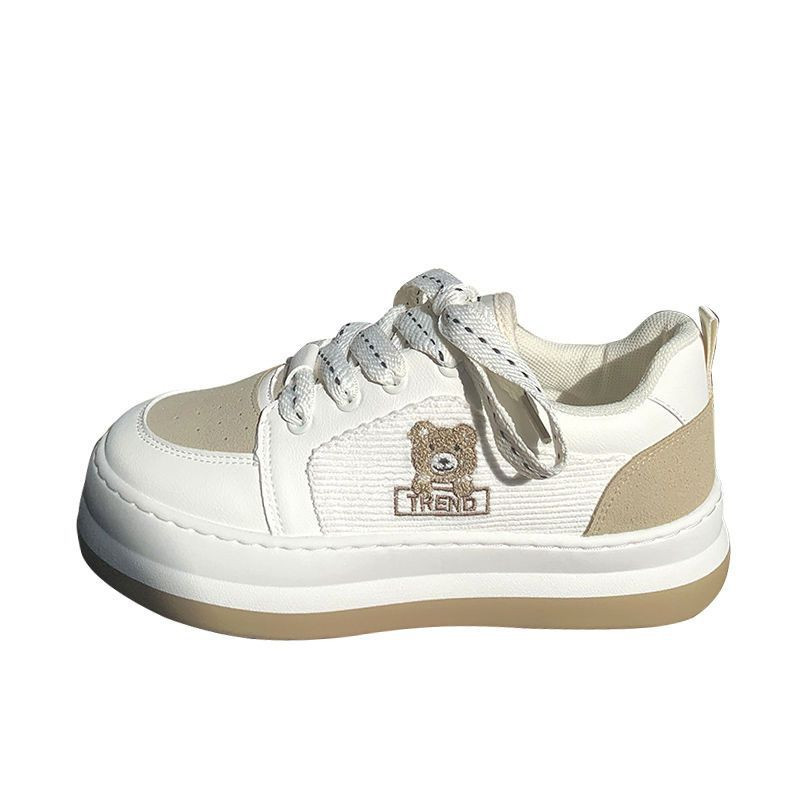 Γυναικεία παπούτσια πλατφόρμας με μαλακό κάτω μέρος Γυναικεία παπούτσια τένις με αυξημένο ύψος με χοντρή σόλα με μέσα πάνινα παπούτσια Νεανικά κορίτσια Μόδα για τρέξιμο