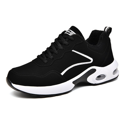 Zomšiniai sportbačiai moterims, 42 dydžio pleištinė platforma, juodi moteriški oro pagalvėlės bėgimo bateliai lengvi, kvėpuojantys laisvalaikio sporto šakos