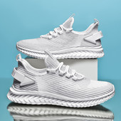 Ανδρικά αθλητικά παπούτσια 2022, αναπνέον ελαστικό ύφασμα Μαλακά άνετα αθλητικά παπούτσια τρεξίματος Μεγάλο μέγεθος 39-48 ελαφριά ανδρικά παπούτσια για περπάτημα