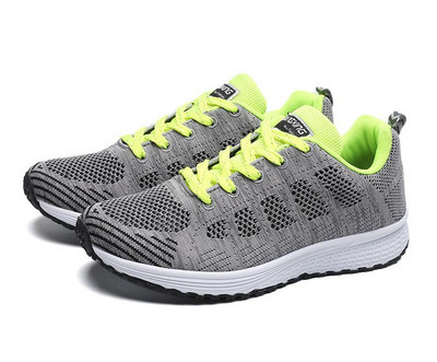 Γυναικεία Casual παπούτσια Μόδα Breathable walking mesh Flat παπούτσια Γυναικεία 2021 Gym Βουλκανιζέ παπούτσια Λευκά γυναικεία υποδήματα