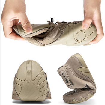 Мъжки маратонки Обувки за мъже 2023 г. Ежедневни вулканизирани обувки Външни леки с връзки Pu кожа Модни римски нови тенис Zapatillas