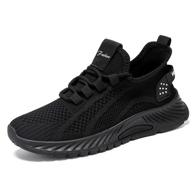 Γυναικεία παπούτσια Sbeaker Φθινόπωρο Νέα μόδα Casual Sports Single Shoe Trend Flying Weaving Παπούτσια για τρέξιμο με μαλακές σόλες για άνεση