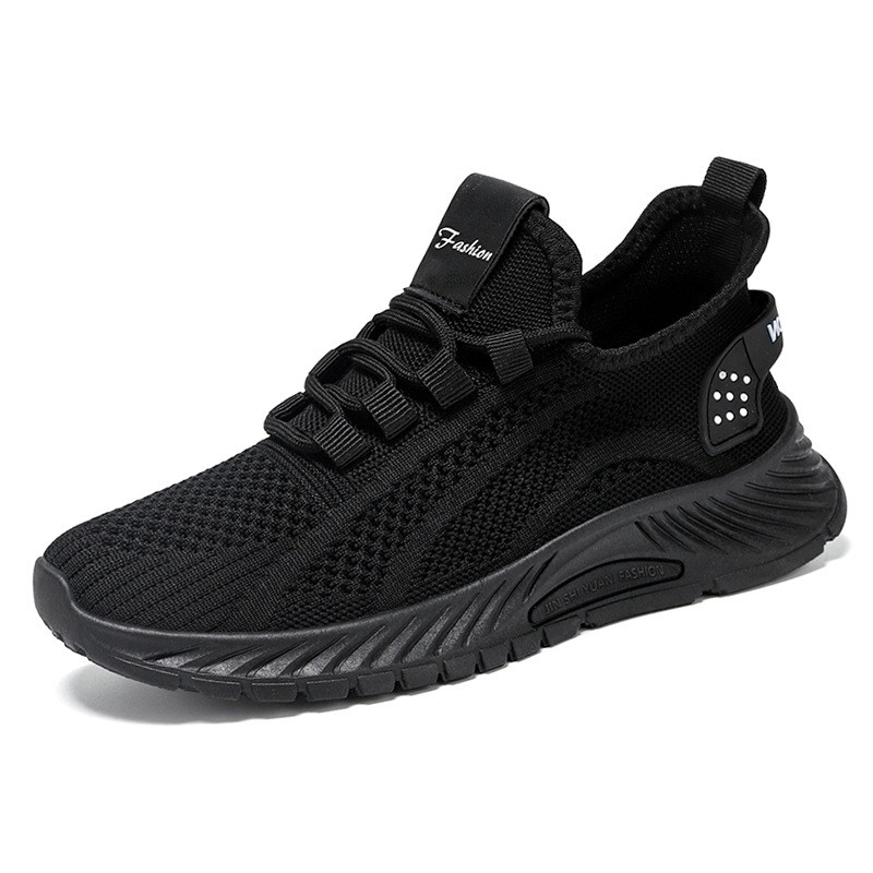 Γυναικεία παπούτσια Sbeaker Φθινόπωρο Νέα μόδα Casual Sports Single Shoe Trend Flying Weaving Παπούτσια για τρέξιμο με μαλακές σόλες για άνεση