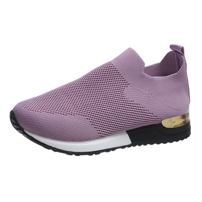 Weave Mesh παπούτσια για γυναίκες 2023 Fashion Mujer Sneakers Spring Summer Slip σε γυναικείες κάλτσες πλατφόρμας Παπούτσια ελαφριά βουλκανιζέ παπούτσια