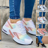 Γυναικεία Αθλητικά Παπούτσια Casual Style Νέα Μόδα Στρογγυλή κεφαλή Μονό Παπούτσια Μεγάλα Χαμηλά Κορυφαία Παπούτσια Αθλητικά παπούτσια με κορδόνια