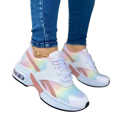 Γυναικεία Αθλητικά Παπούτσια Casual Style Νέα Μόδα Στρογγυλή κεφαλή Μονό Παπούτσια Μεγάλα Χαμηλά Κορυφαία Παπούτσια Αθλητικά παπούτσια με κορδόνια