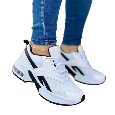 Γυναικεία Αθλητικά Παπούτσια Casual Style Νέα Μόδα Στρογγυλή κεφαλή Μονό Παπούτσια Μεγάλα Χαμηλά Κορυφαία Παπούτσια Αθλητικά παπούτσια με κορδόνια