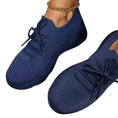 Γυναικεία Αθλητικά Παπούτσια Casual Style Νέα Μόδα Στρογγυλή κεφαλή Μονό Παπούτσια Μεγάλα Χαμηλά Κορυφαία Παπούτσια Αθλητικά παπούτσια με κορδόνια