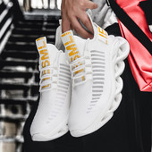 Ανδρικά καθημερινά παπούτσια 2023 Καλοκαίρι Νέα αναπνεύσιμα ευέλικτα ελαφριά ανδρικά αθλητικά παπούτσια με χοντρή σόλα για τρέξιμο