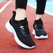 Φθινοπωρινά παπούτσια για τρέξιμο με δίχτυα μόδας Γυναικεία ελαφριά ιπτάμενη ύφανση casual αθλητικά παπούτσια Γυναικεία αντιολισθητικά μαλακά παπούτσια γυμναστικής