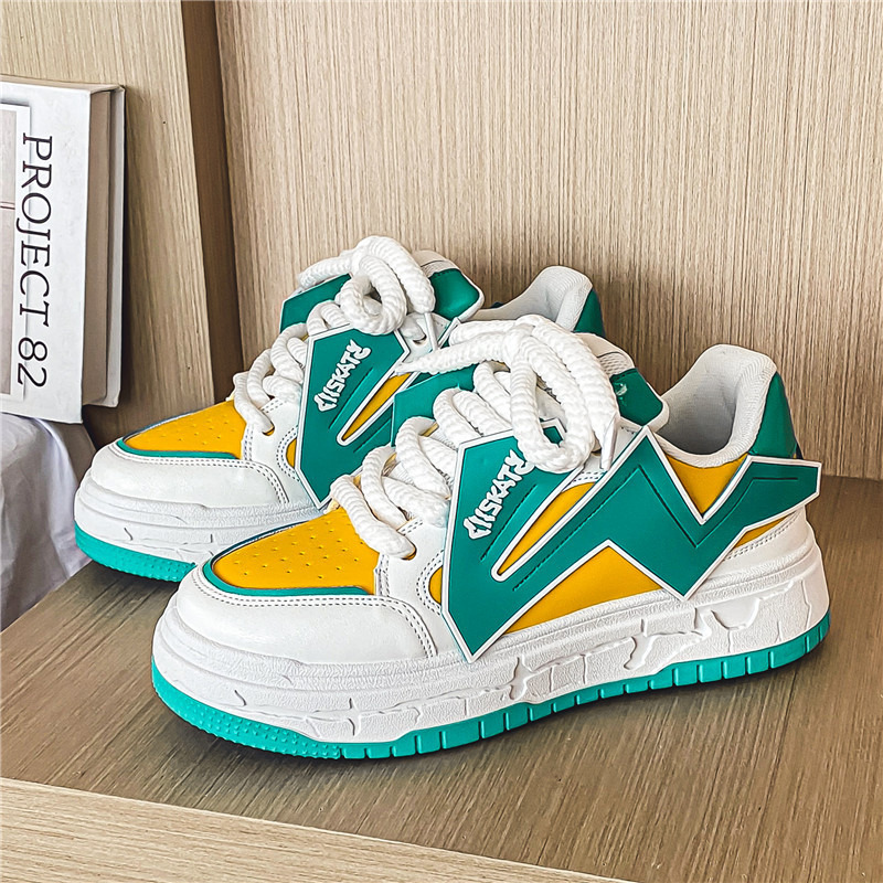 Paksu tallaga meeste tossud Moodsad Mugavad libisemisvastased jalatsid 2023. aasta kevad, uued meeste vabaajajalatsid, õuevõrk, kerge hingav