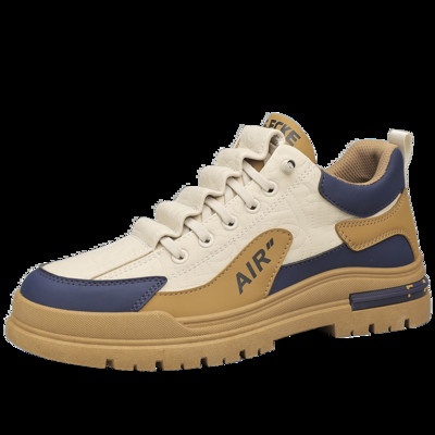 Vyriški sportbačiai su platforma 2023 m. madingi vyriški sportiniai batai storu padu odiniai, patogūs laisvalaikio sportiniai bateliai