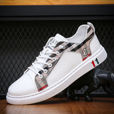 Vyriški sportbačiai su platforma 2023 m. madingi vyriški sportiniai batai storu padu odiniai, patogūs laisvalaikio sportiniai bateliai