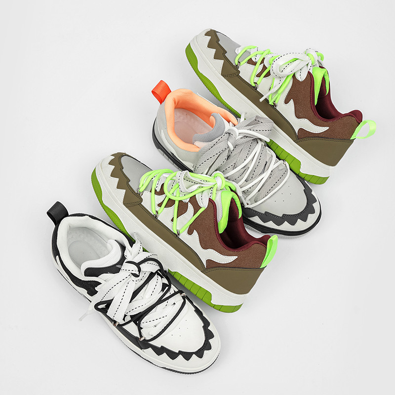 Unisex Brand Leisure Παπούτσια Skateboarding Ανδρικά Δερμάτινα Παπούτσια Αναψυχής Σχεδιαστικά Χονδρά πάνινα παπούτσια Γυναικεία αθλητικά παπούτσια για περπάτημα Ανδρικά υποδήματα