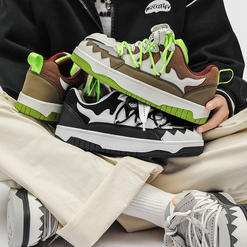 Unisex Brand Leisure Παπούτσια Skateboarding Ανδρικά Δερμάτινα Παπούτσια Αναψυχής Σχεδιαστικά Χονδρά πάνινα παπούτσια Γυναικεία αθλητικά παπούτσια για περπάτημα Ανδρικά υποδήματα