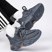 Ανδρικά παπούτσια φθινοπώρου 2023 Νέο στυλ μόδας με αναπνεύσιμο διχτυωτό πλέγμα Casual άνετα παπούτσια Αντιολισθητικά αθλητικά παπούτσια με κορδόνια ανδρικά παπούτσια Vulcanize