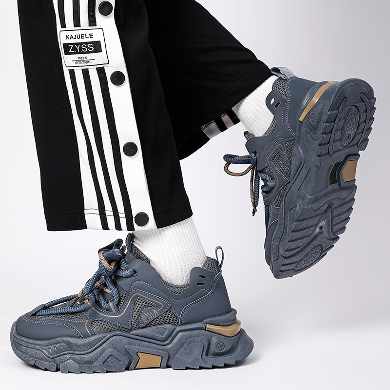 Ανδρικά παπούτσια φθινοπώρου 2023 Νέο στυλ μόδας με αναπνεύσιμο διχτυωτό πλέγμα Casual άνετα παπούτσια Αντιολισθητικά αθλητικά παπούτσια με κορδόνια ανδρικά παπούτσια Vulcanize