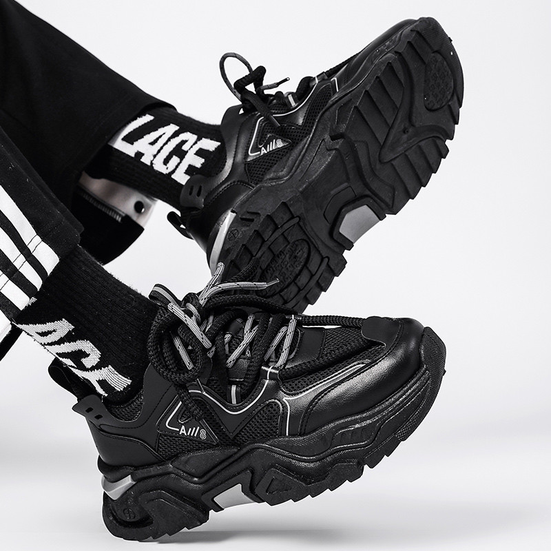 Ανδρικά παπούτσια φθινοπώρου 2023 Νέο στυλ μόδας με αναπνεύσιμο διχτυωτό πλέγμα Casual άνετα παπούτσια Αντιολισθητικά αθλητικά παπούτσια με κορδόνια ανδρικά παπούτσια Vulcanize