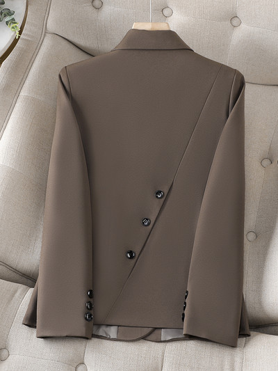 Νέα κομψά μακρυμάνικα μονόχρωμα σακάκια γραφείου Γυναικεία λεπτά παλτό Y2k Κορεάτικη μόδα Casual Blazer Γυναικείο Blazer Femme