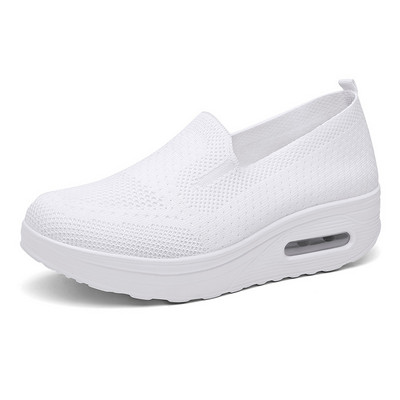 Teniske ženske ortopedske tenisice Vulkanizirane cipele za žene Mrežaste prozračne platforme Slip-On Ženske mokasine Zapatillas De Mujer
