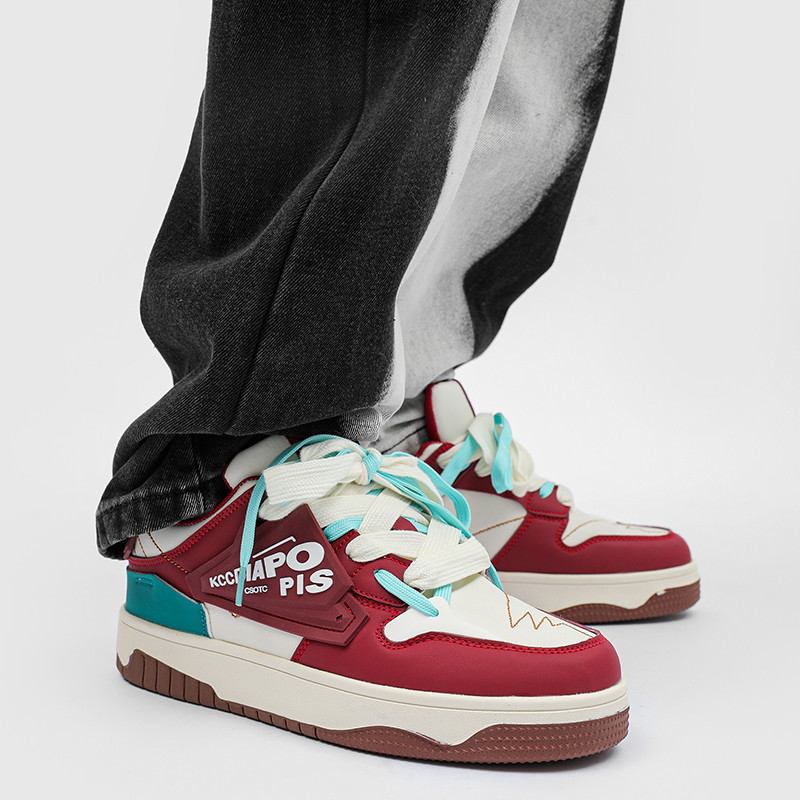 Ανδρικά παπούτσια Skateboard Fashion Chunky Mix Color Breathable Ανδρικά παπούτσια σχεδιαστών Άνετα Αντιολισθητικά Ανδρικά αθλητικά παπούτσια για σκέιτμπορντ