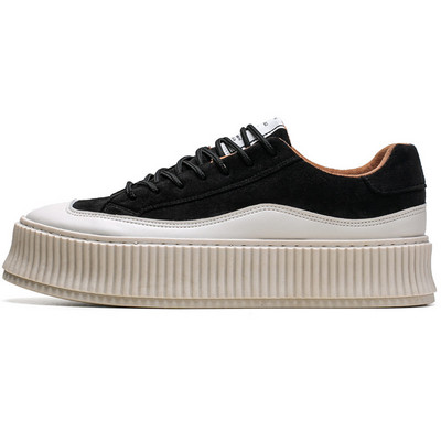 Ανδρική πλατφόρμα Casual Flat παπούτσια Ανδρικά υποδήματα Ανδρικά PU Δερμάτινα πάνινα παπούτσια για τρέξιμο Άνετα παπούτσια για περπάτημα χωρίς ολίσθηση