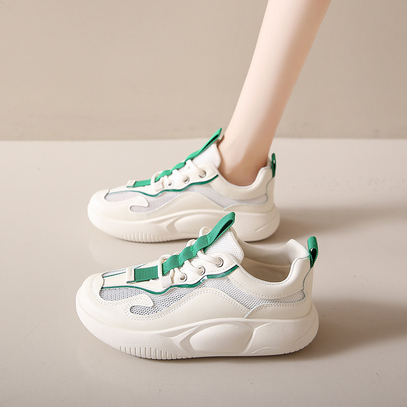 Γυναικεία παπούτσια 2023 Fashion Lace Up Γυναικεία παπούτσια Vulcanized Παπούτσια Breathable Fashion Αθλητικά Παπούτσια Γυναικεία παπούτσια με στρογγυλά δάχτυλα casual