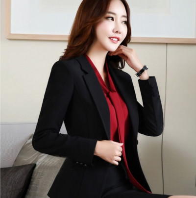Γυναικείο κορεάτικο Casual κοντό σακάκι με ένα κουμπί Femme Γυναικείο σακάκι υψηλής ποιότητας Ανοιξιάτικο φθινόπωρο Γυναικείο κοστούμι εργασίας γραφείου