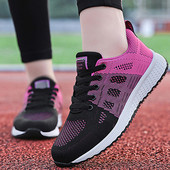 Moteriški sportbačiai 2022 m. kvėpuojantys vaikščiojimo tinkleliai plokščiapadžiai batai sportbačiai lauko avalynė Moteriški sportbačiai patogūs sportbačiai