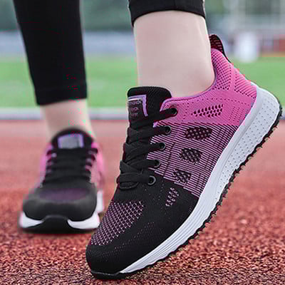 Moteriški sportbačiai 2022 m. kvėpuojantys vaikščiojimo tinkleliai plokščiapadžiai batai sportbačiai lauko avalynė Moteriški sportbačiai patogūs sportbačiai