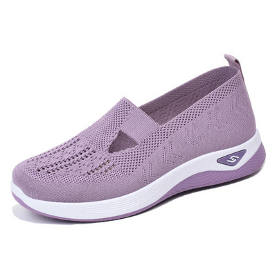 Καλοκαίρι 2023 New Comfort Casual γυναικεία παπούτσια Μόδα μαλακή σόλα Διαπνέουσα κούφια επίπεδη παπούτσια για γυναίκες Zapatos De Mujer