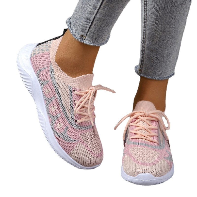 2023. aasta kevad ja sügis Uued naiste spordijalatsid Moodne paeltega libisemiskindlad spordijalatsid välitingimustes kerged kõndimisjalatsid