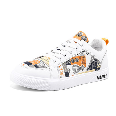 Trend Graffiti Casual Παπούτσια Ανδρικά Αθλητικά Παπούτσια Περπάτημα Skateboarding Παπούτσια μόδας Teenagers Zapatillas Hombre 39-44