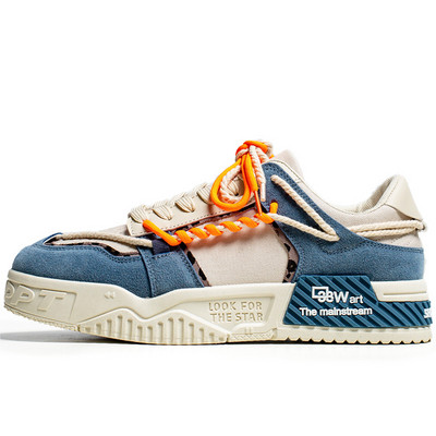 Ανδρικά παπούτσια για σκέιτμπορντ Παπούτσια πλατφόρμας με παχύ κάτω μέρος καμβάς Άνετα παπούτσια με βουλκανιζέ που αναπνέουν Casual αθλητικά παπούτσια Φοιτητικά παπούτσια