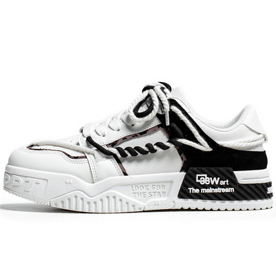 Ανδρικά παπούτσια για σκέιτμπορντ Παπούτσια πλατφόρμας με παχύ κάτω μέρος καμβάς Άνετα παπούτσια με βουλκανιζέ που αναπνέουν Casual αθλητικά παπούτσια Φοιτητικά παπούτσια