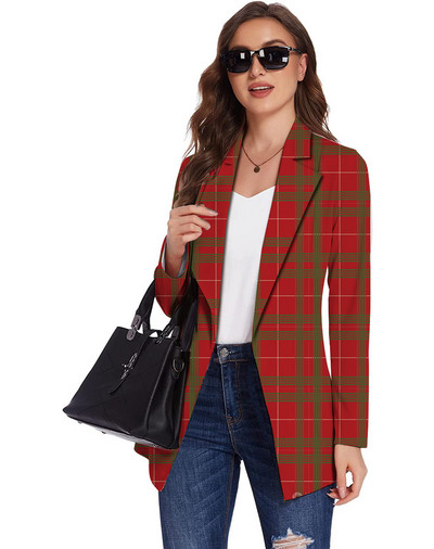 Žensko odijelo s punim rukavima, šik, labavi proljetno-jesenski stil, božićni sakoi s digitalnim printom Feminino