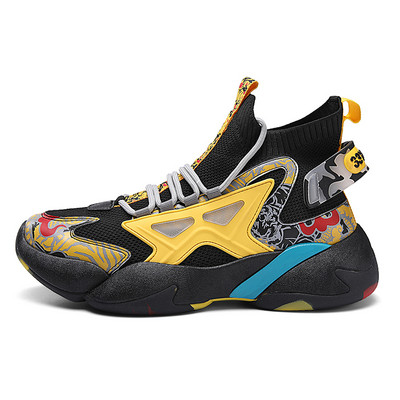 Ανδρικά παπούτσια Streetwear Alien Movement Sneakers Stretch Knit επάνω