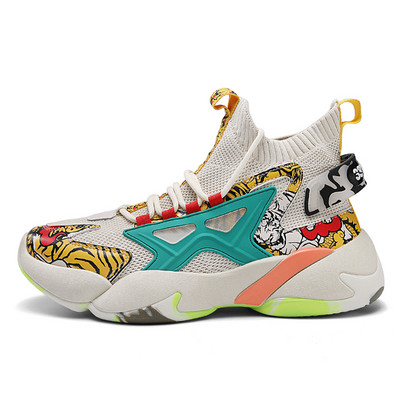 Ανδρικά παπούτσια Streetwear Alien Movement Sneakers Stretch Knit επάνω