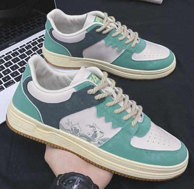 Muške tenisice 2022. Jesen Nova moda Valoviti print Trend koji blokira boje Ležerne cipele Vulkanizirana muška cipela za skejtbord otporna na habanje