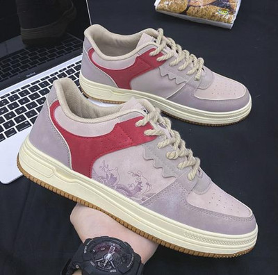 Muške tenisice 2022. Jesen Nova moda Valoviti print Trend koji blokira boje Ležerne cipele Vulkanizirana muška cipela za skejtbord otporna na habanje